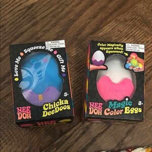 Nee Doh Chicka DeeDoos and Magic Color Eggs (includes both)